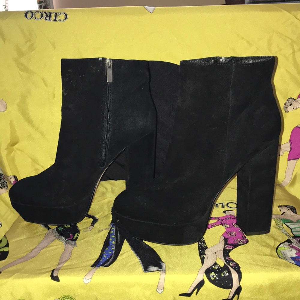 Dolce Vita Suede Platform Booties